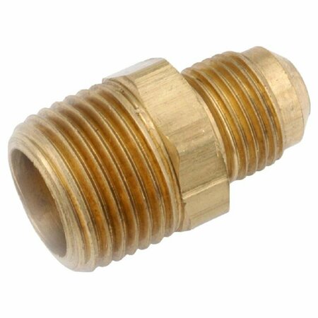 ANDERSON METALS 3/8 in. Male Flare in. X 1/8 in. D MIP Brass Adapter 754048-0602AH